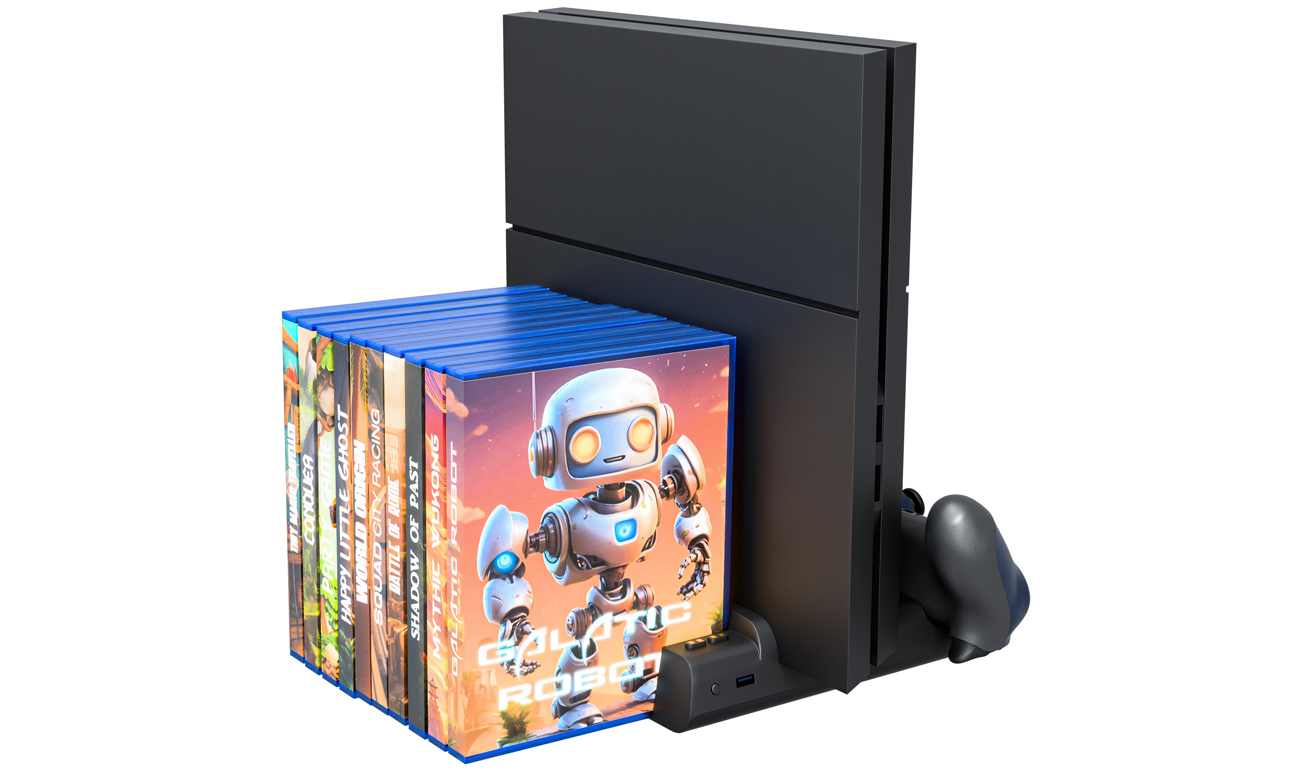 Multifunktionaler FroggieX X-Cooling Charging Stand&Storage für PS4