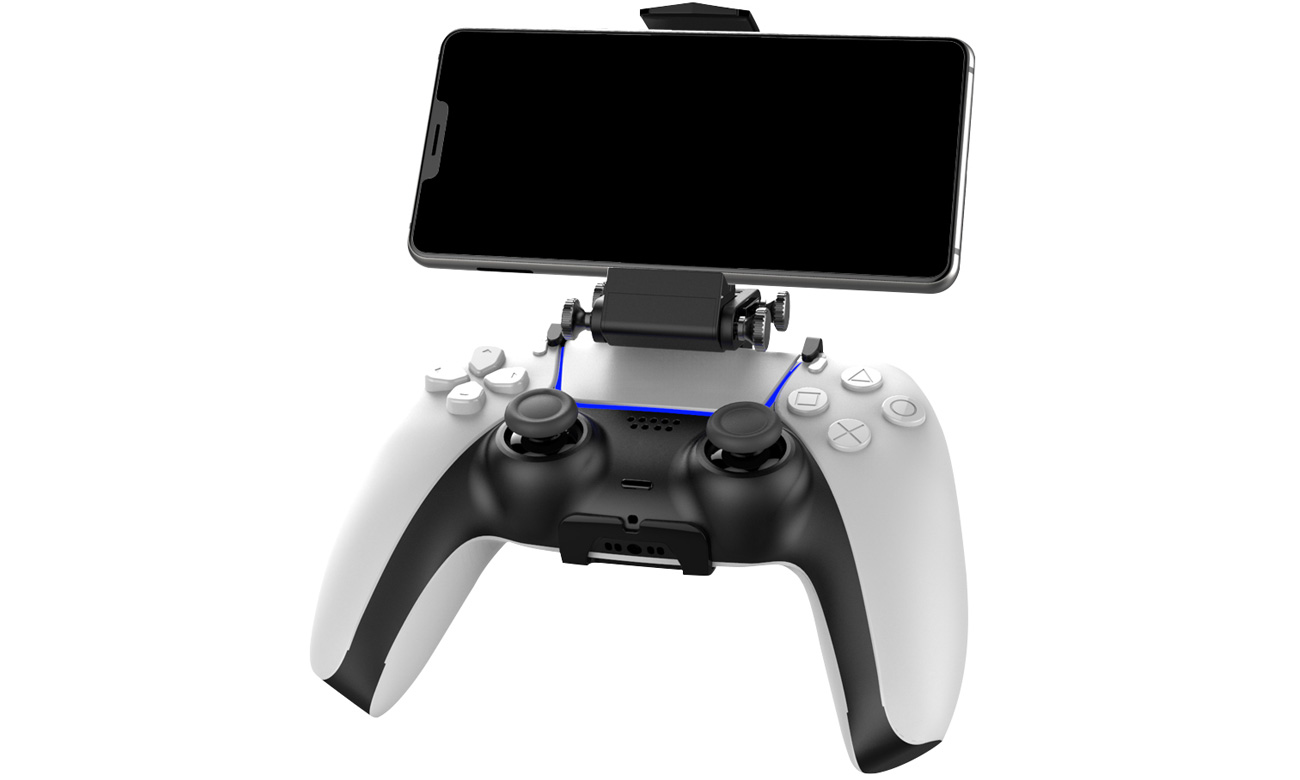 Telefonhalterung für DualSense-Controller (PS5) FroggieX FX-P5-CL-B - Kompatibilität mit Smartphones