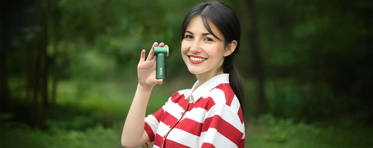 Vielseitiger Bläser FeiyuTech KiCA JetFan Mini - schwarz