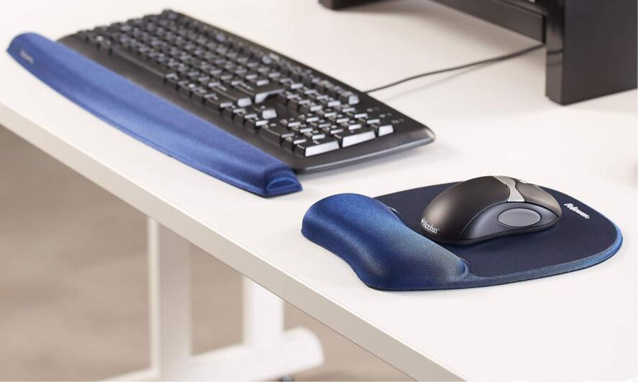 Podkładka pod mysz Fellowes Memory Foam granatowa