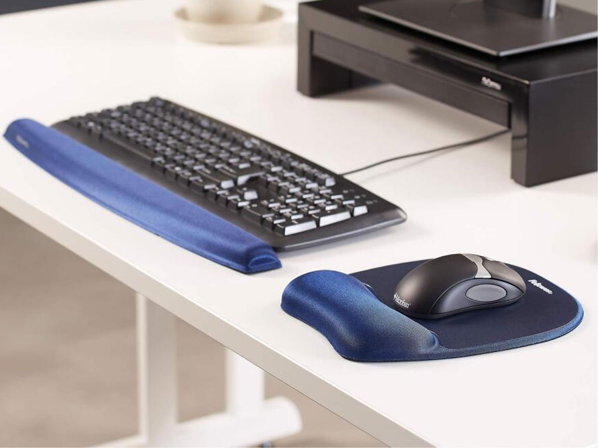 Podkładka pod mysz Fellowes Memory Foam granatowa