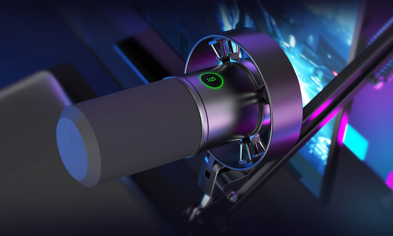 Fifine T688 Mikrofon-Set mit XLR- und USB-Stativ - Lifestyle-Grafik