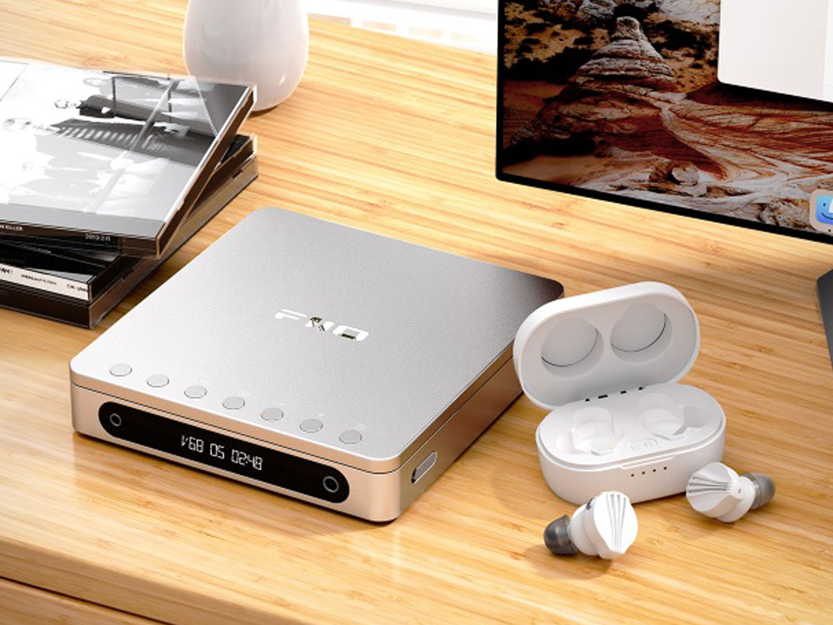 Tragbarer CD-Player FiiO DM13BT Weiß - Lifestyle-Grafik