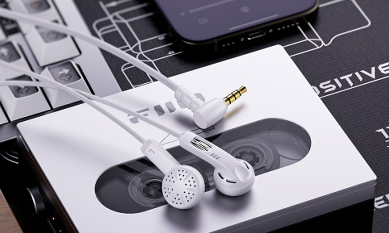 Kabelgebundene Kopfhörer FiiO JF11 Weiß - Lifestyle-Grafik