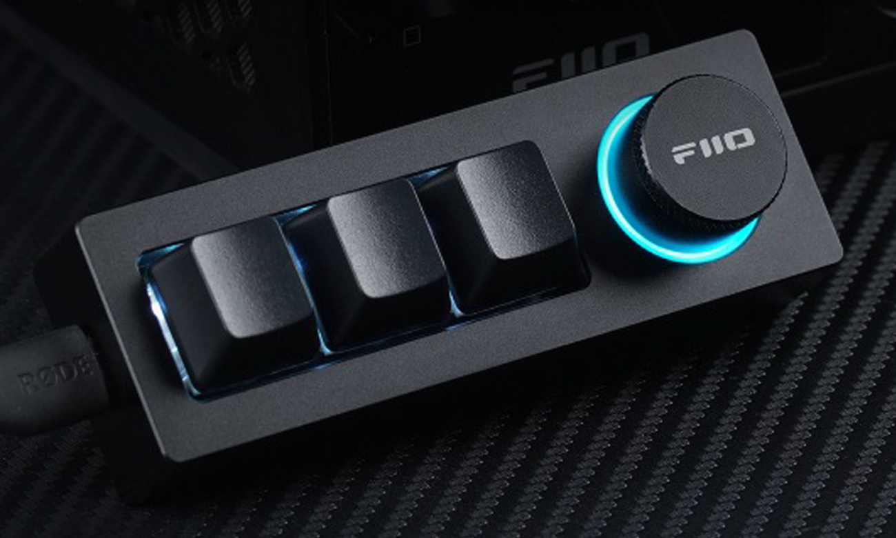 Klawiatura multimedialna FiiO KB1K - Programowalne przyciski