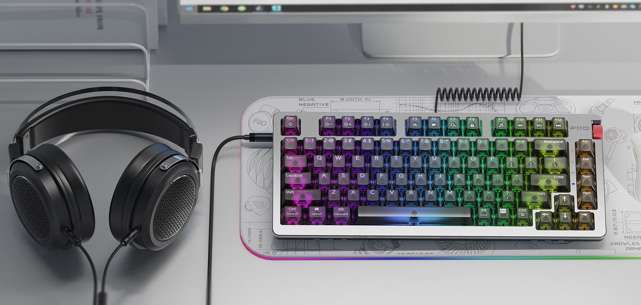 FiiO KB3 angeschlossene Kopfhörer