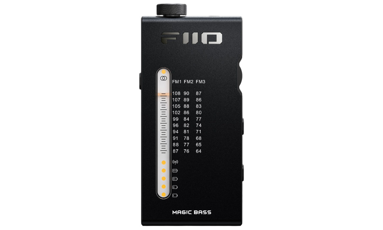 Tragbarer FM-Radio-Player FiiO RR11 Schwarz - Vorderansicht