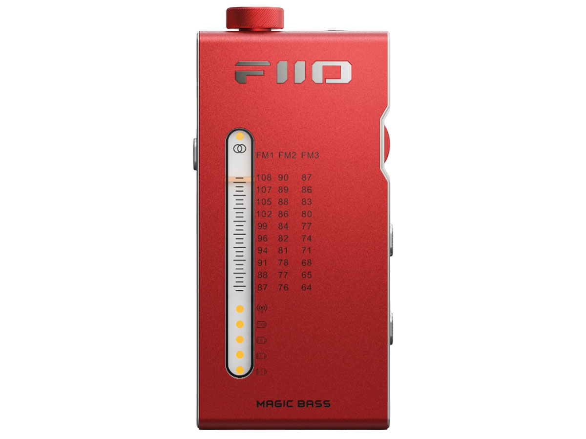 Tragbarer FM-Radio-Player FiiO RR11 Rot - Vorderansicht
