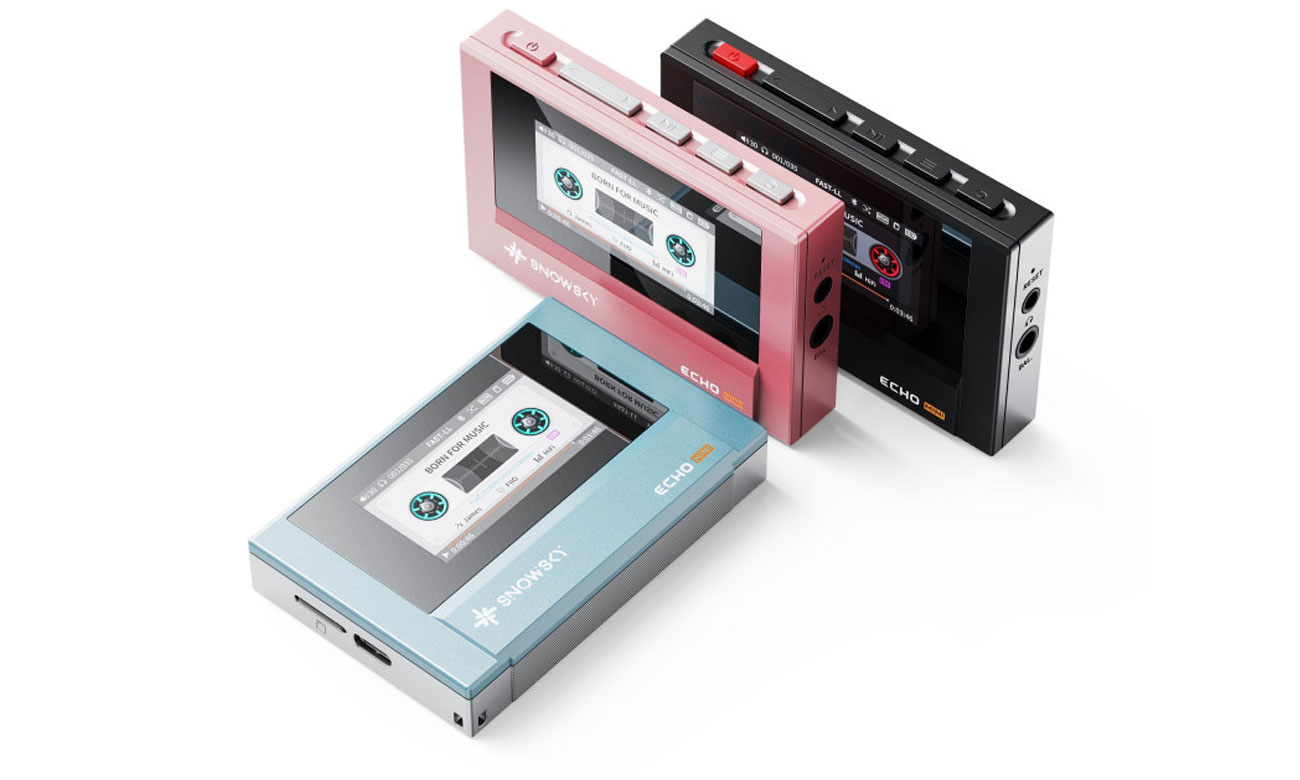 Odtwarzacz FiiO Echo Mini - Grafika ze wszystkimi kolorami