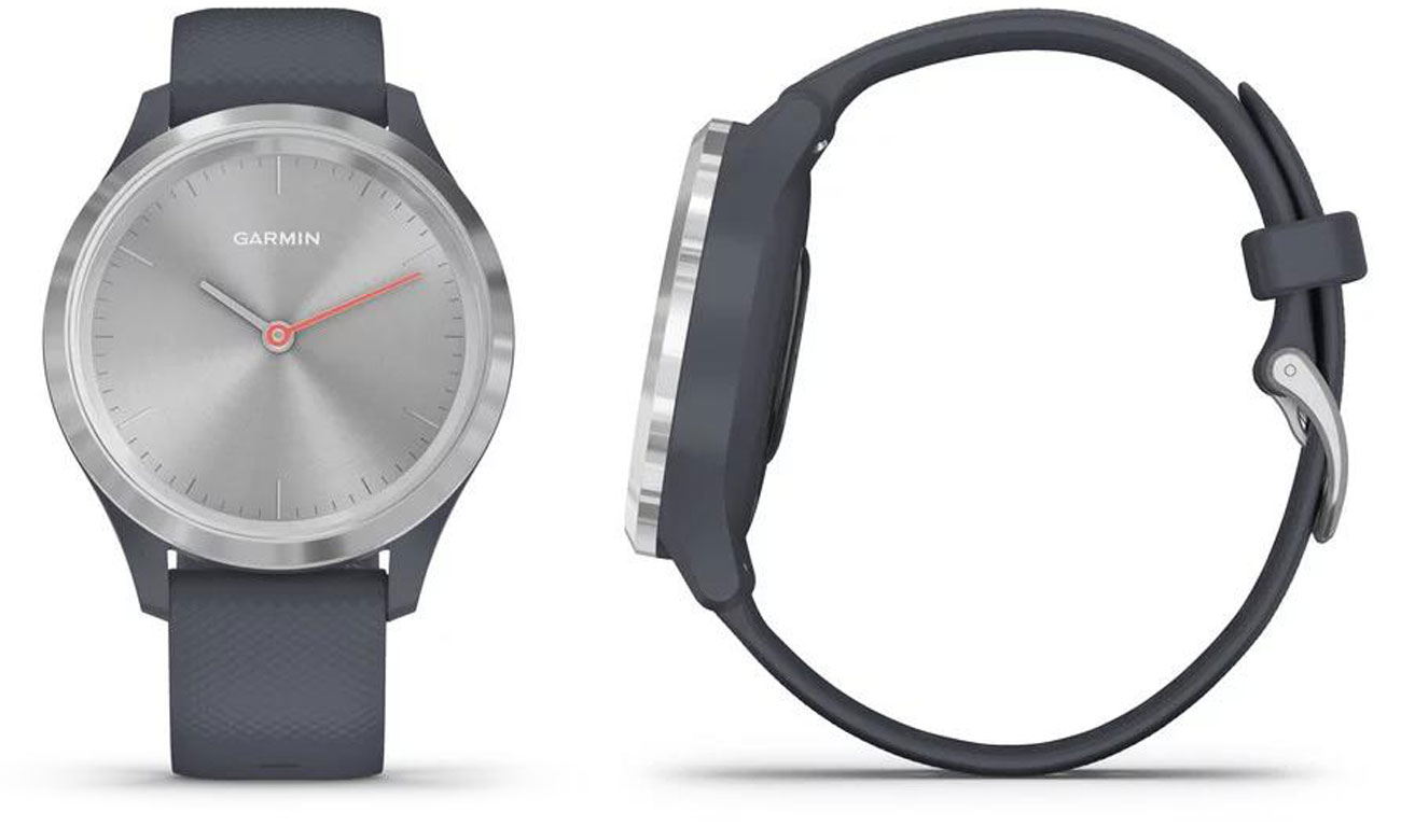 Hybride Garmin vivomove 3s silber-blau