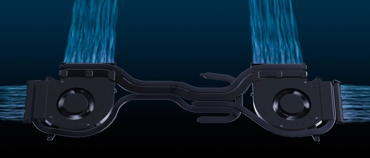 Gigabyte AORUS 7 9KF chłodzenie