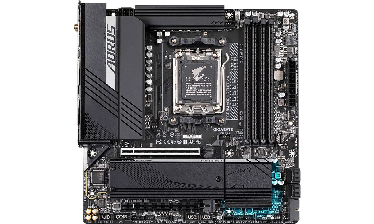 Gigabyte B650M AORUS ELITE AX Chłodzenie