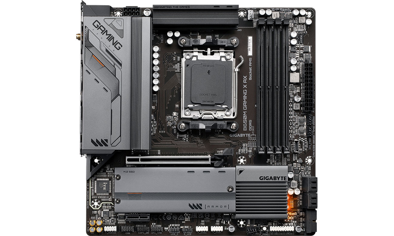Gigabyte B650M GAMING X AX chłodzenie