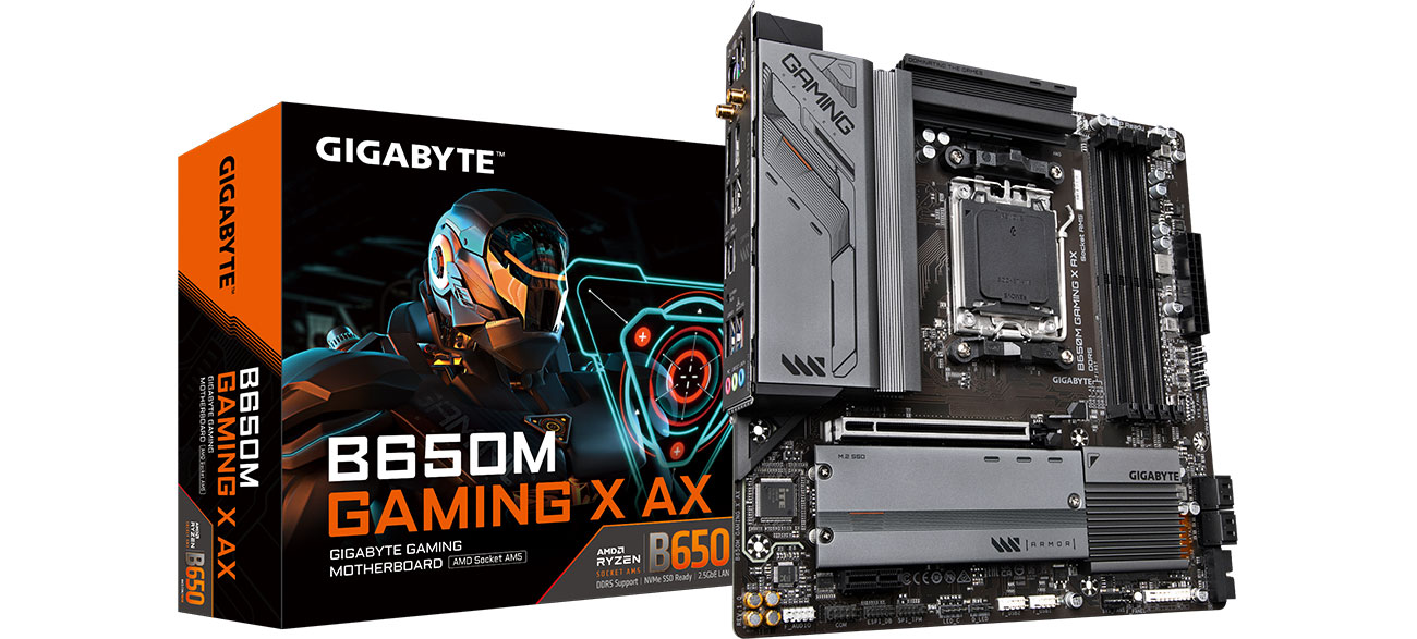 Gigabyte B650M GAMING X AX Płyta główna box