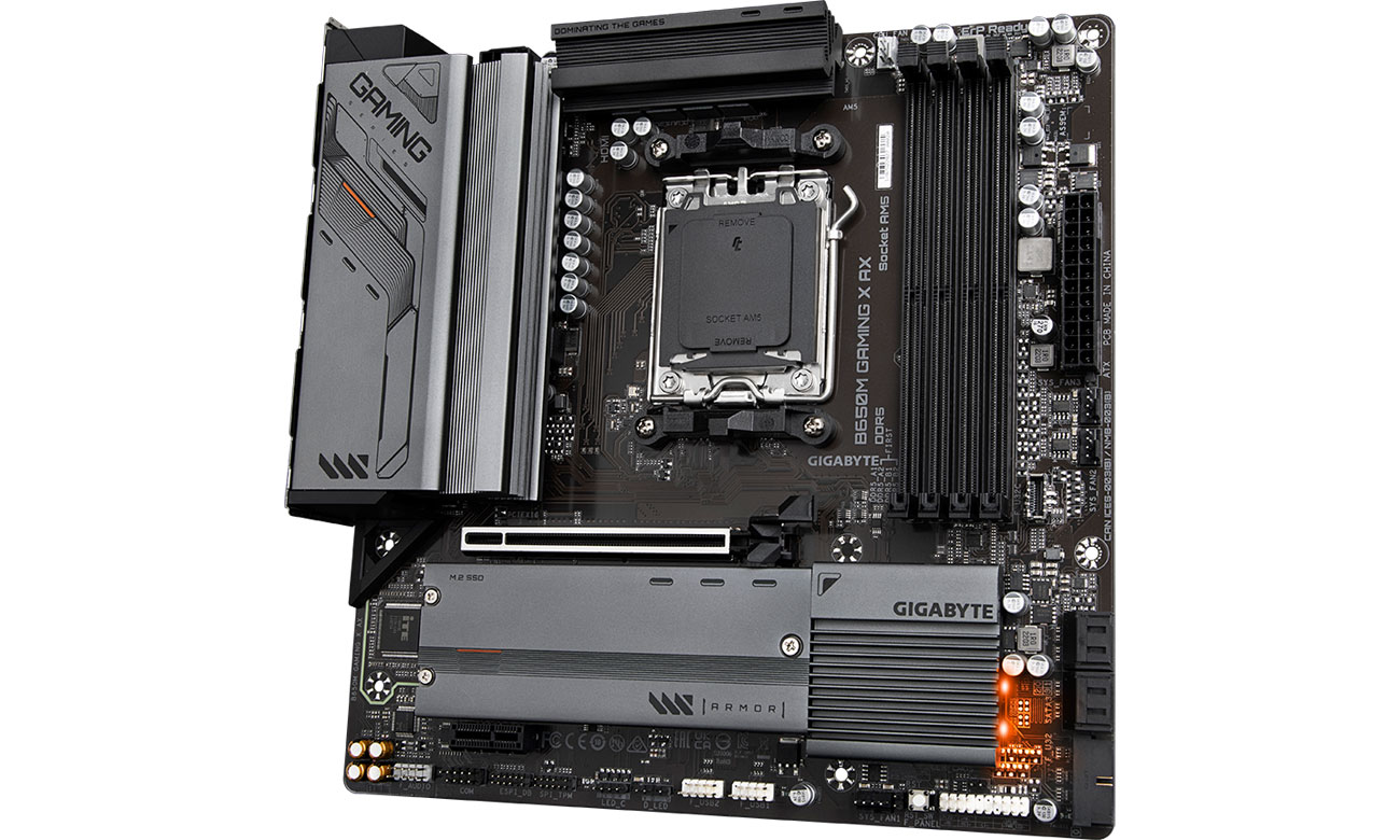 Gigabyte B650M GAMING X AX złącza