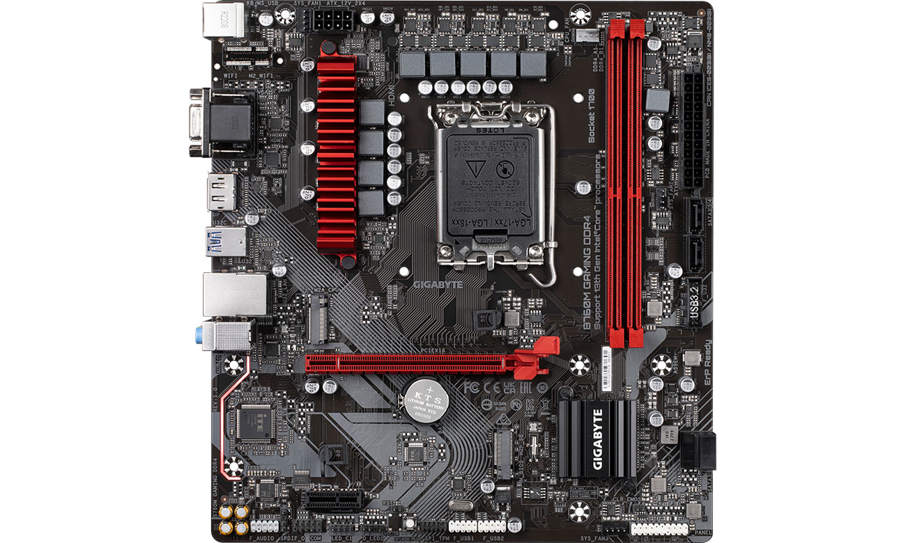 Gigabyte B760M GAMING DDR4 Złącza
