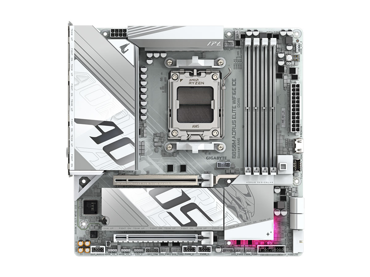 Gigabyte B850M AORUS ELITE WIFI6E ICE
