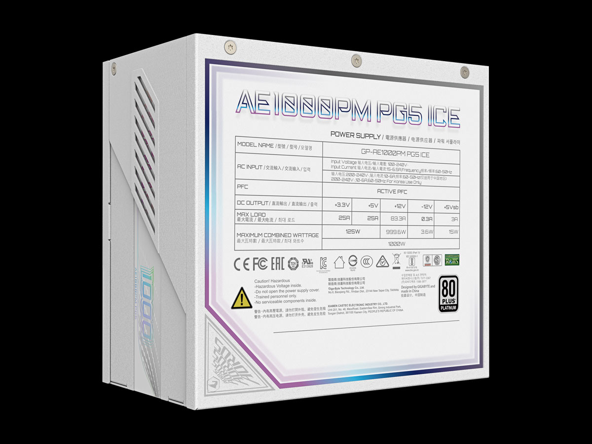 Gigabyte Aorus Elite P ICE 1000 W