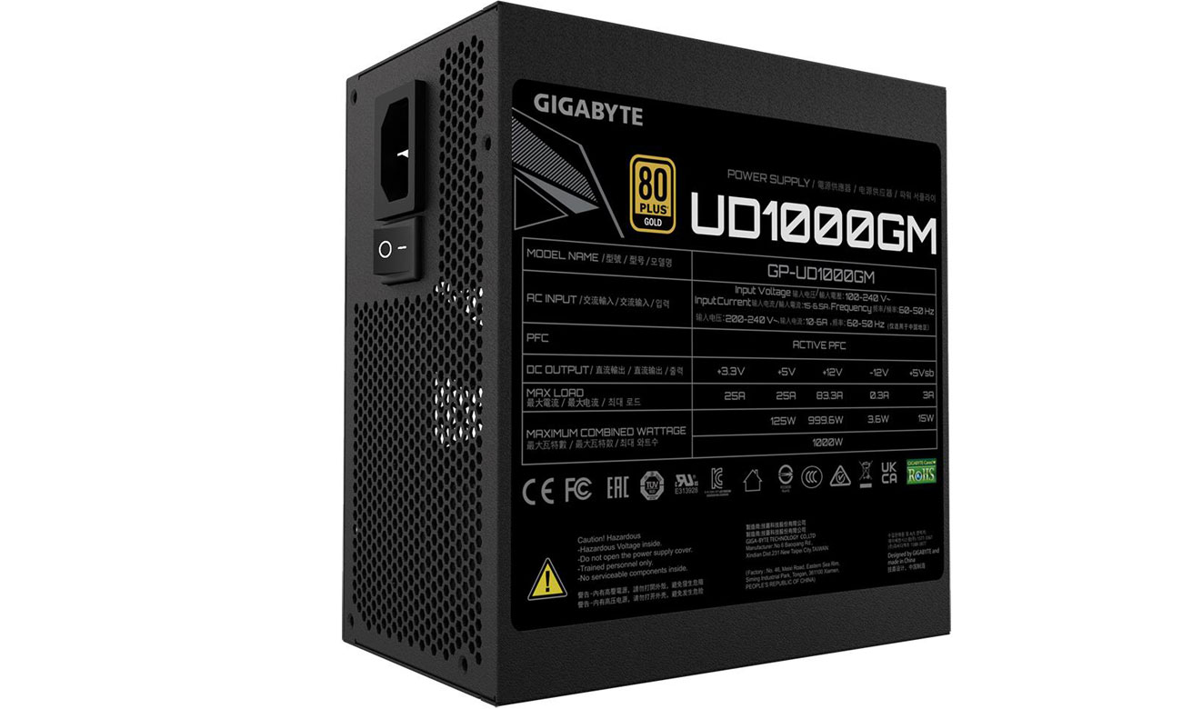Netzteil für Computer Gigabyte UD1000GM 1000W