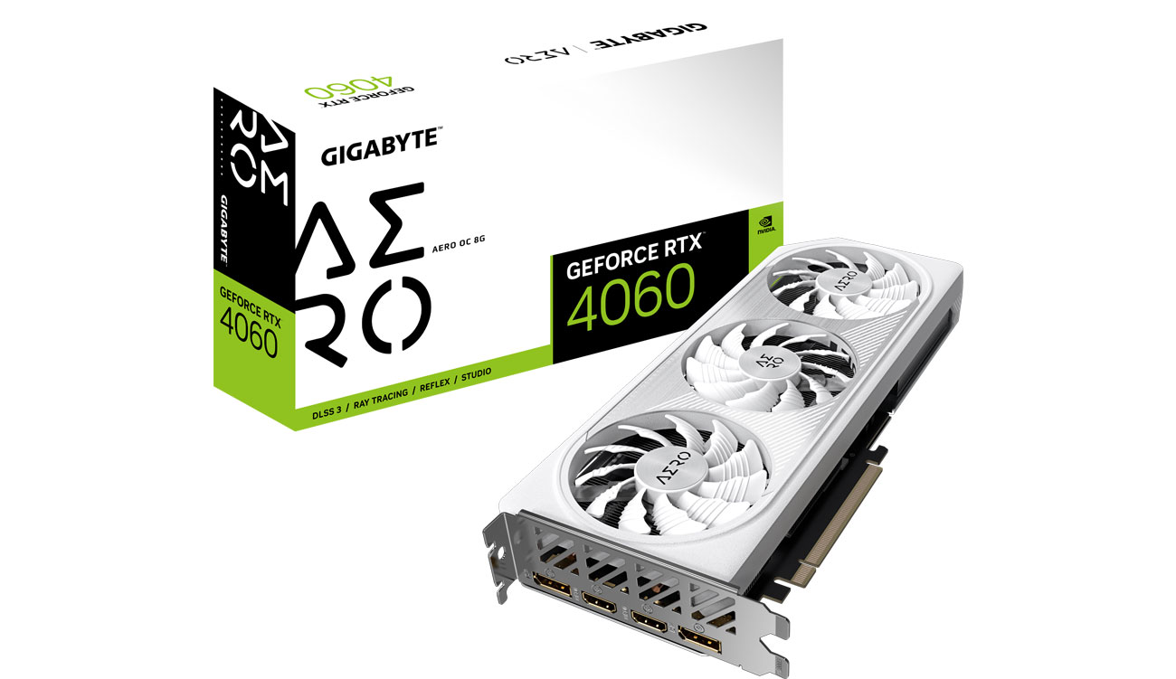 Gigabyte GeForce RTX 4060 Aero OC 8 GB GDDR6