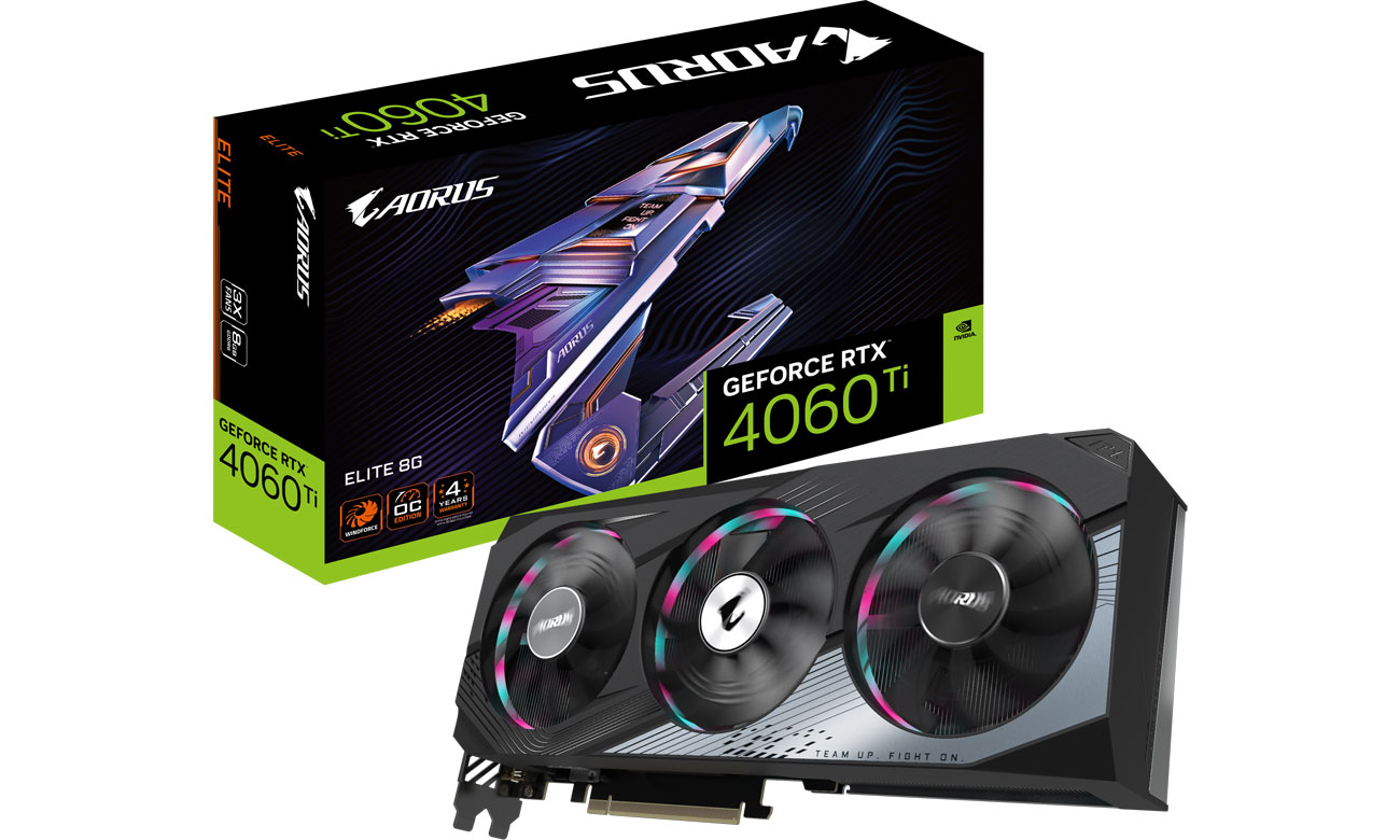 Gigabyte GeForce RTX 4060 Ti Aorus Elite 8 GB GDDR6