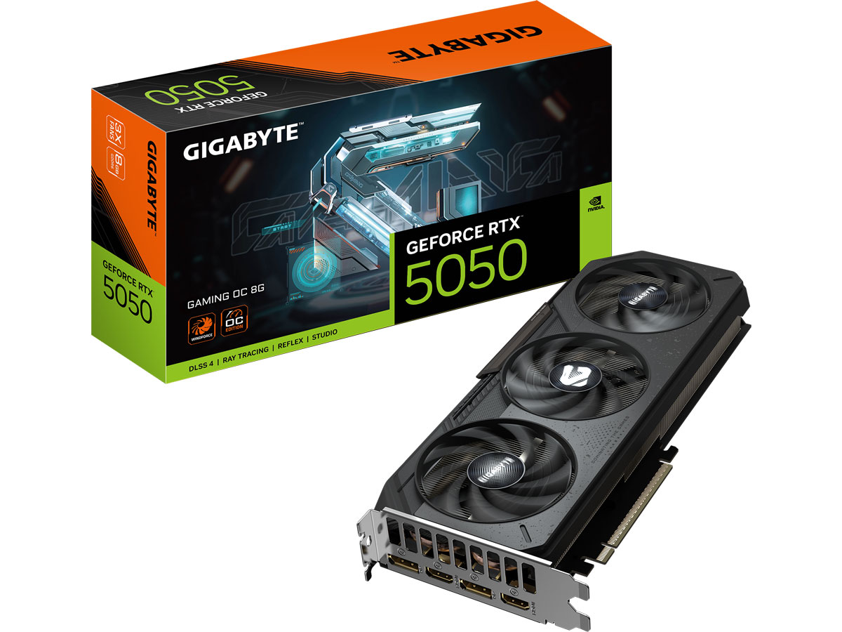 Gigabyte GeForce RTX 5050 Gaming OC 8 GB GDDR6 DLSS4