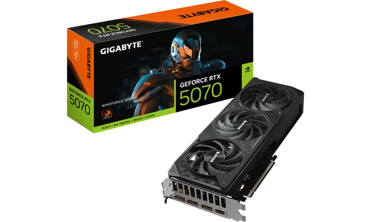 Gigabyte GeForce RTX 5070 Windforce 12 GB GDDR7 DLSS4