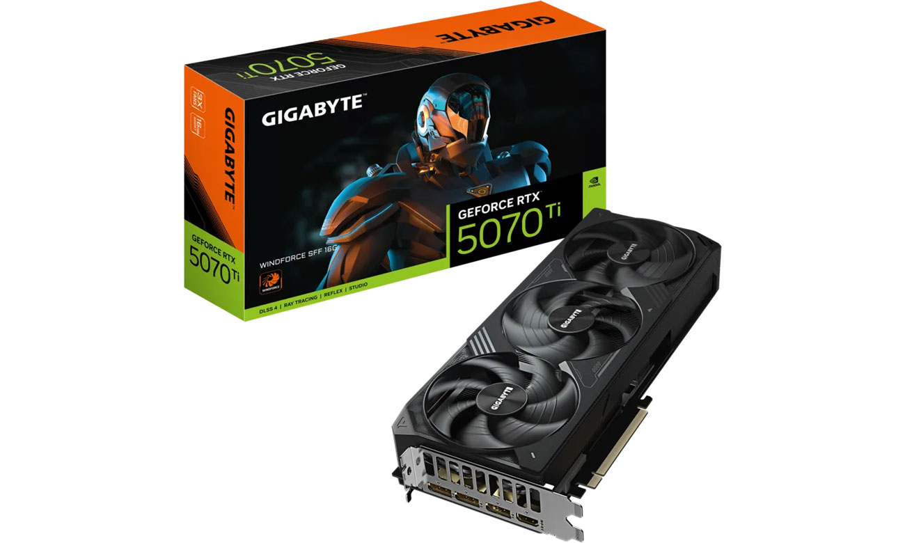 Gigabyte GeForce RTX 5070 Ti Windforce 16 GB GDDR7 DLSS4