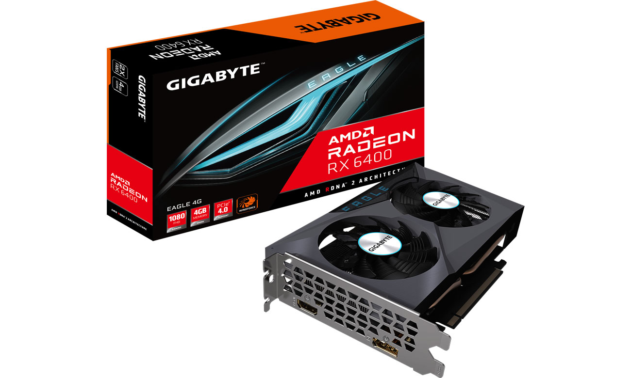 Grafikkarte Gigabyte Radeon RX 6400 EAGLE 4 GB GDDR6