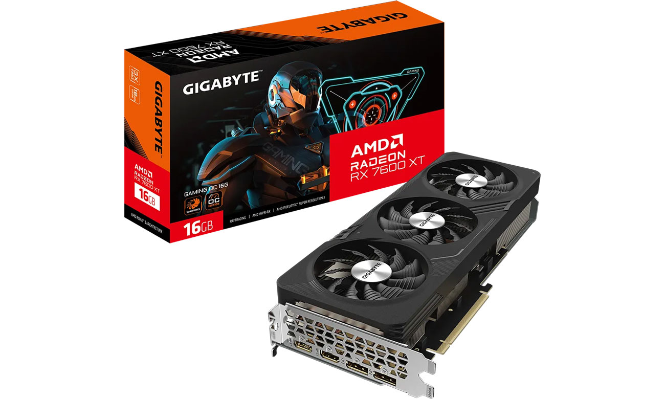 Gigabyte Radeon RX 7600 XT Gaming OC 16 GB GDDR6