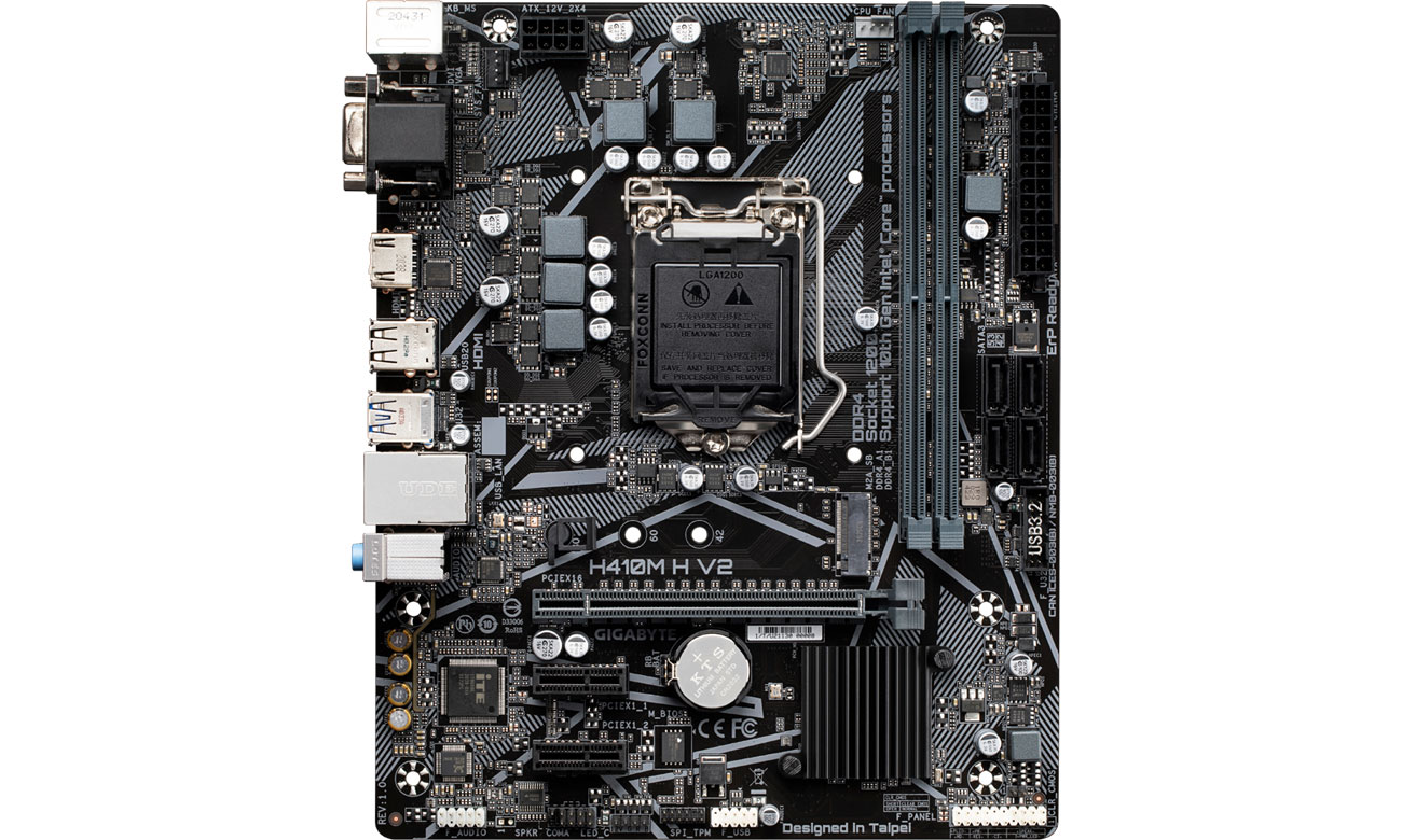 Gigabyte H410M H V2 Konstrukcja