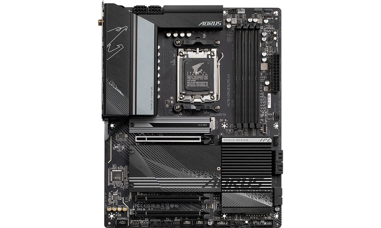 Gigabyte X670 AORUS ELITE AX Chłodzenie