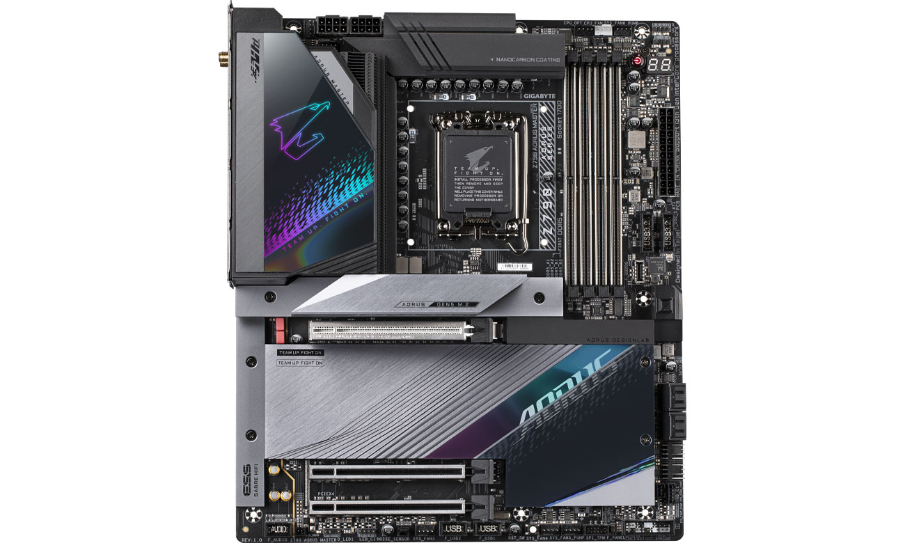 Gigabyte Z790 AORUS MASTER Chłodzenie