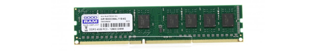 Pamięć RAM DDR3 GOODRAM 	CL11 wydajność