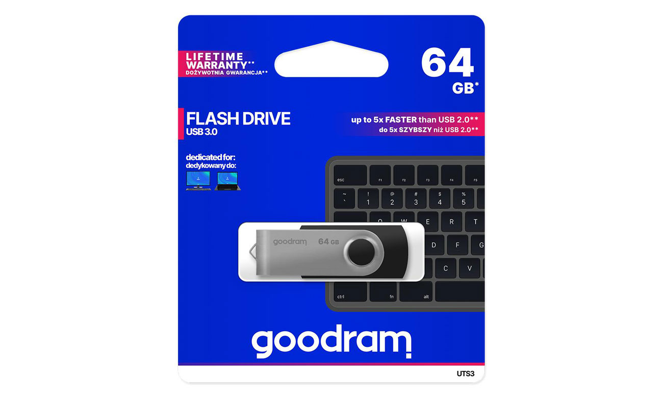 GOODRAM 64GB Twister durchdachtes Design