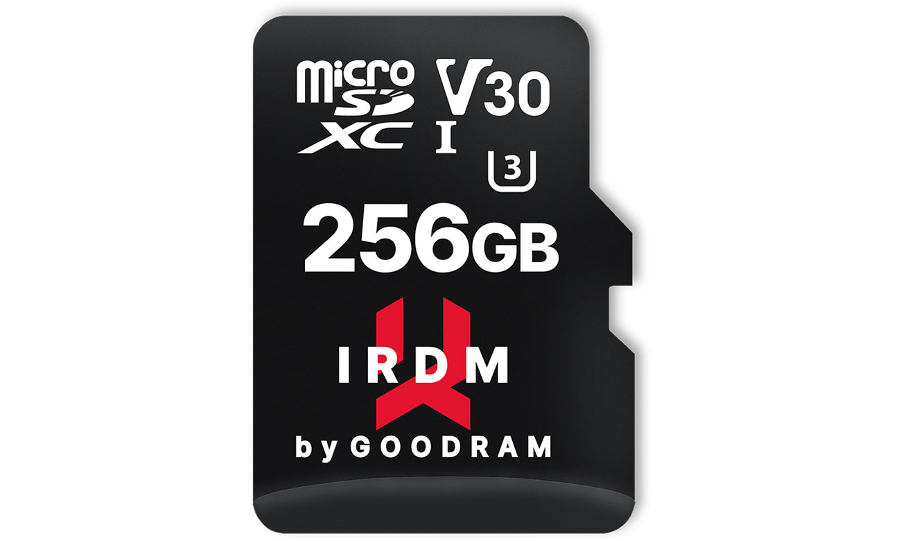 GOODRAM 256GB microSDXC IRDM 100MB/s UHS-I U3 V30 IR-M3AA-2560R12