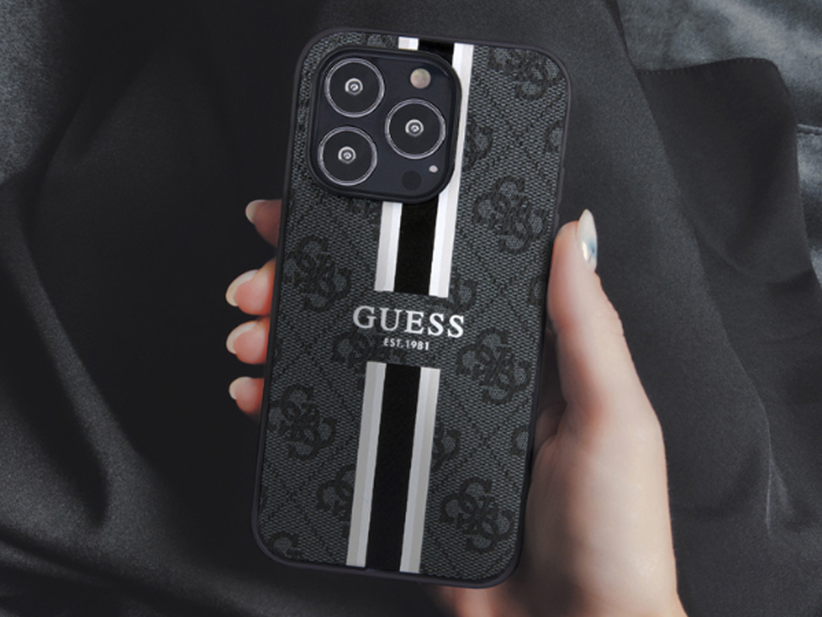 Guess 4G Printed Stripes magnetische Hülle