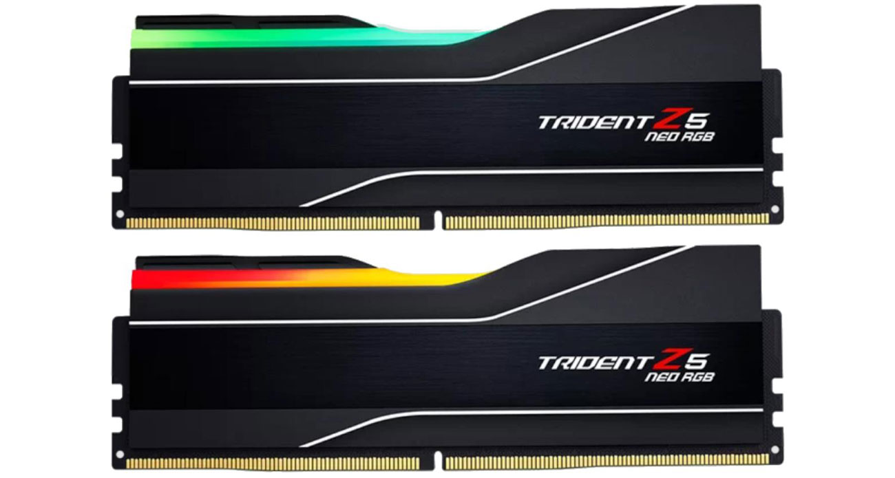 G.SKILL RAM 32GB (2x16GB) 6000 CL36 Trident Neo AMD RGB