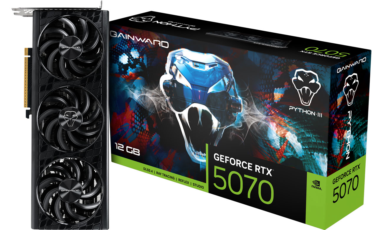Gainward GeForce RTX 5070 Python III 12 GB GDDR7 DLSS4