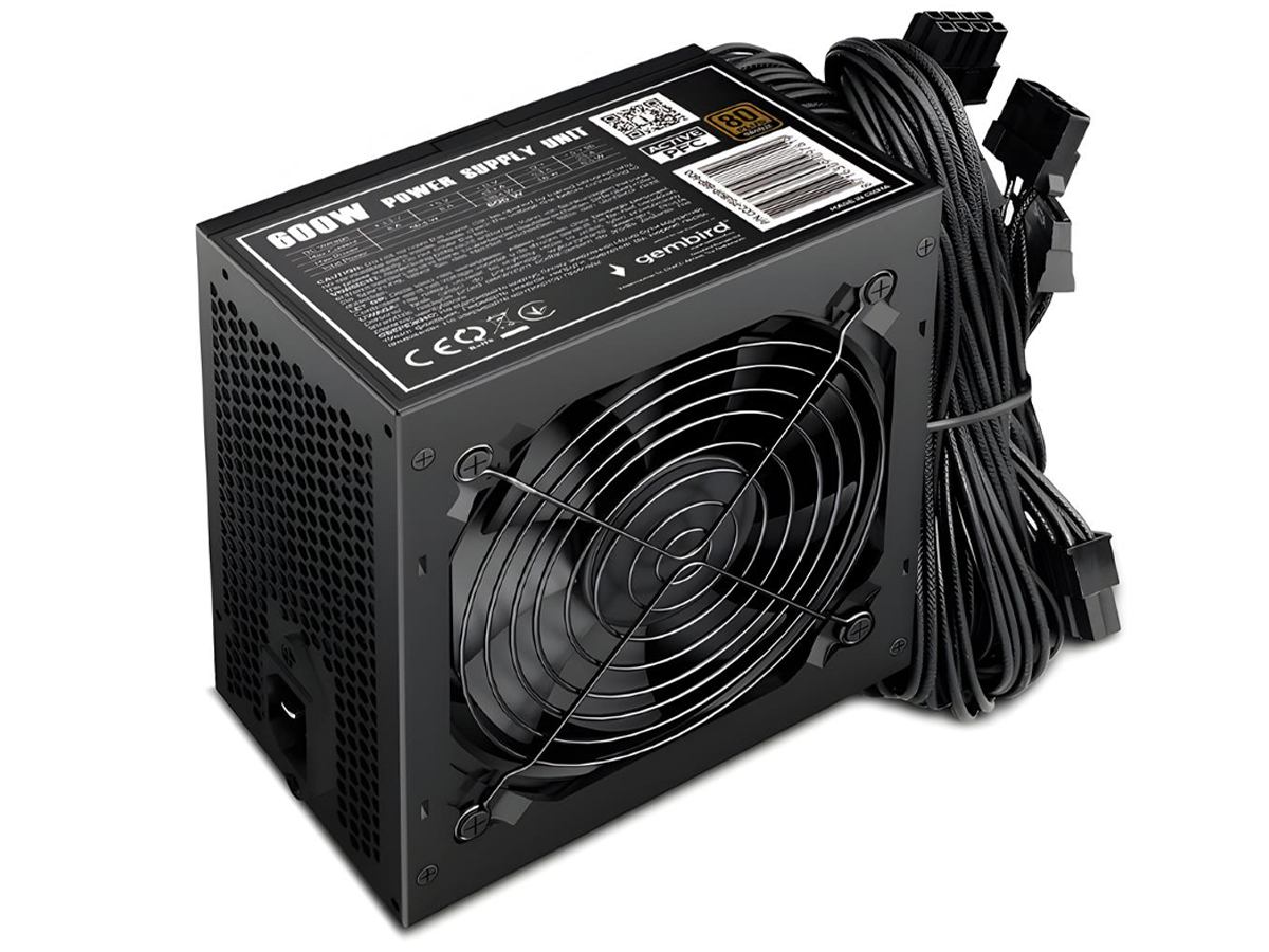 Netzteil Gembird Fornax 600W 80 Plus Bronze