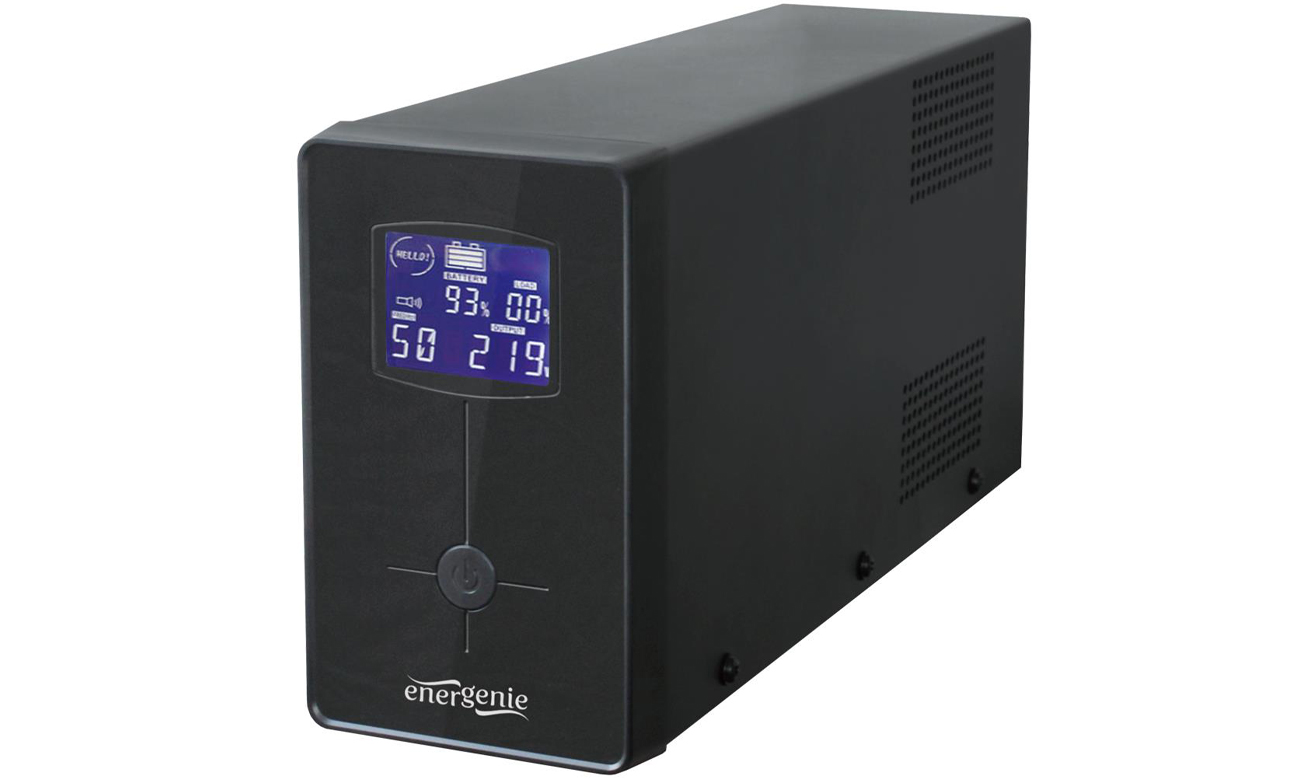 Notstromversorgung Gembird UPS 850VA Line-in 2x IEC USB LCD