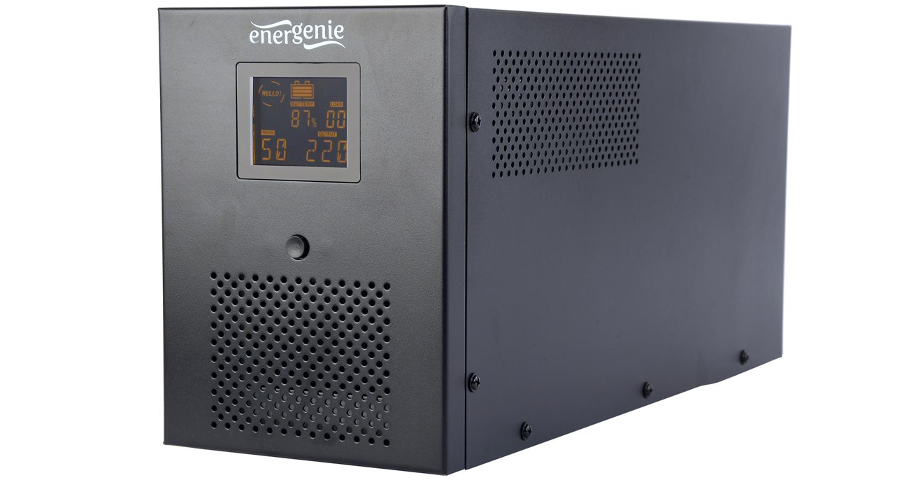 Notstromversorgung Gembird UPS 3000VA Line-in 1xC14 3xC13 2xSchuko USB RJ-45