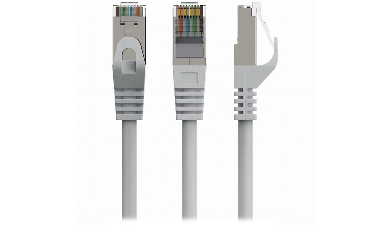 Gembird RJ-45/RJ-45, kat.6A, S/FTP, grau, 2m