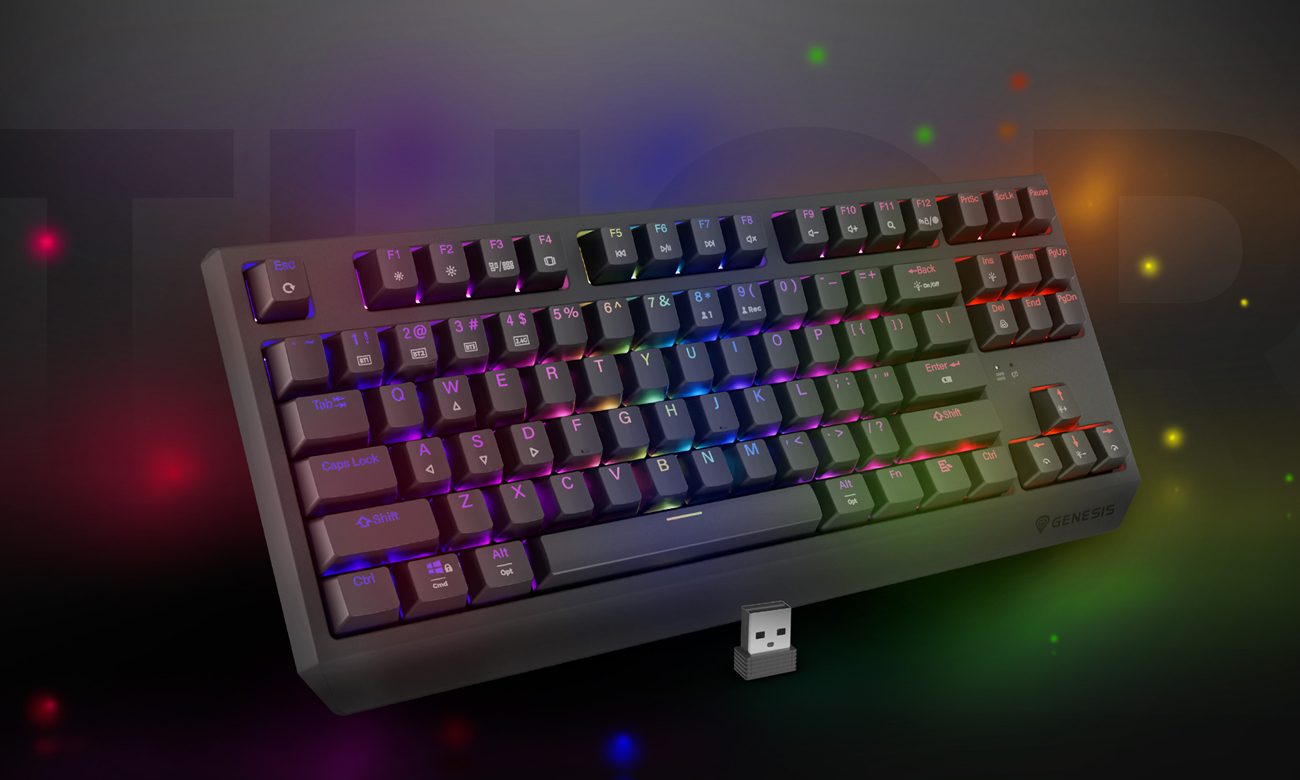 Kabellose Tastatur Genesis THOR 230 TKL Wireless