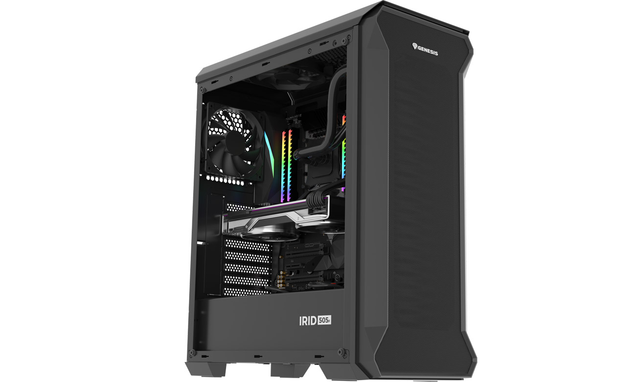 Gehäuse für Computer Genesis IRID 505F