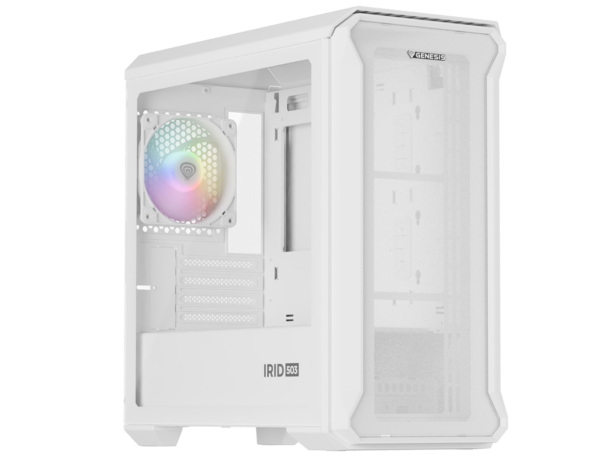 Gehäuse Genesis IRID 503 ARGB Lite Weiß
