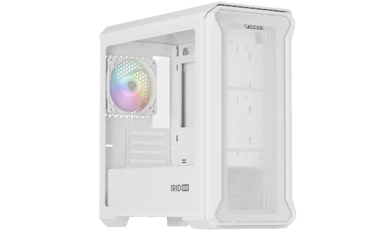 Gehäuse Genesis IRID 503 ARGB Lite Weiß