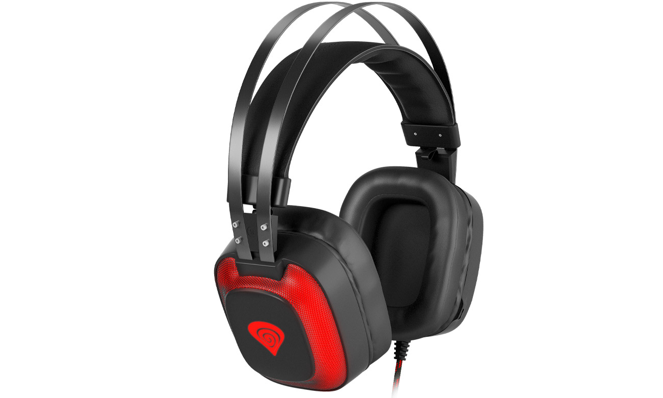 Genesis Radon 720 7.1 USB rote Kopfhörer