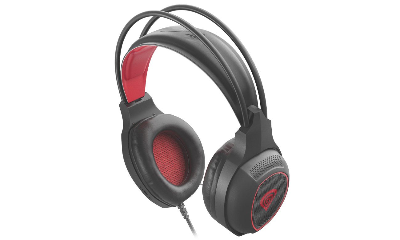 Genesis Radon 300 7.1 USB rote Kopfhörer