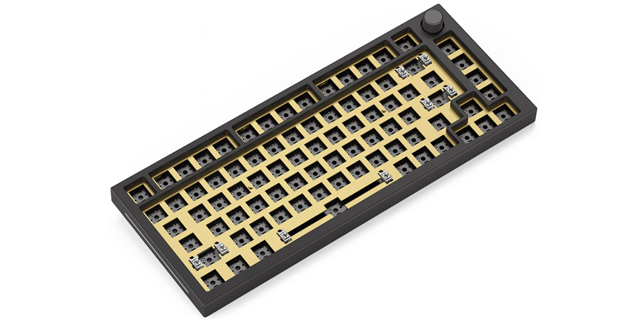 Glorious PC Gaming Race GMMK Pro Switch Plate Messing